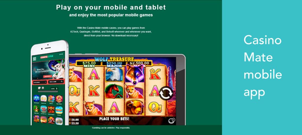 Casino Mate mobile app