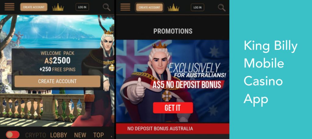 King Billy Mobile Casino App 