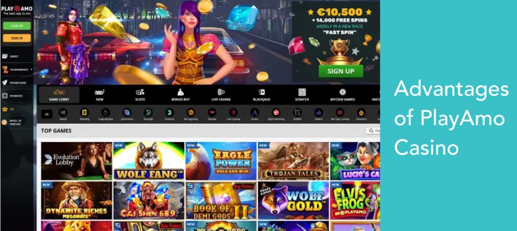 Advantages of PlayAmo Casino 