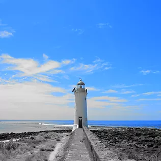 Port fairy lighthouse, blue tones